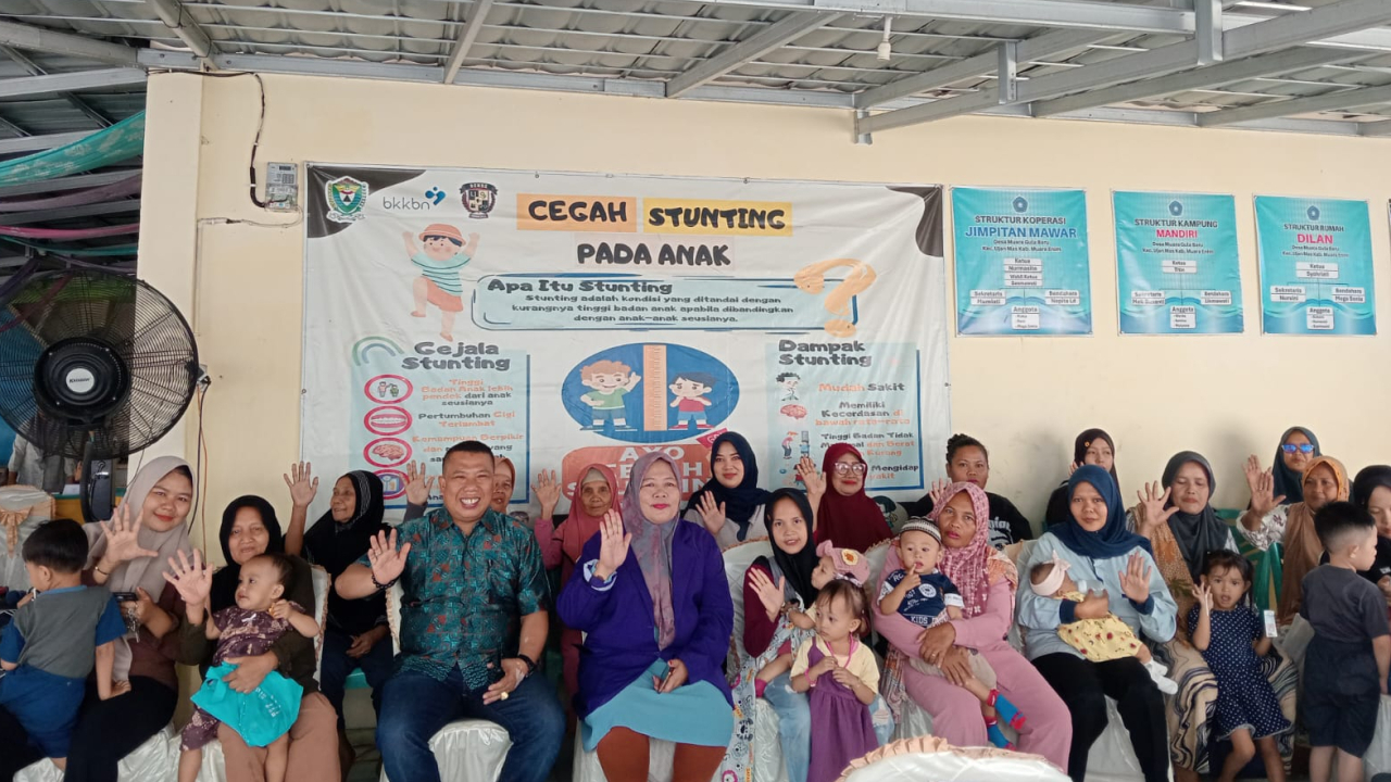 POSYANDU BALITA & LANSIA IKUTI PEMERIKSAAN KESEHATAN DI MUARA GULA BARU.
