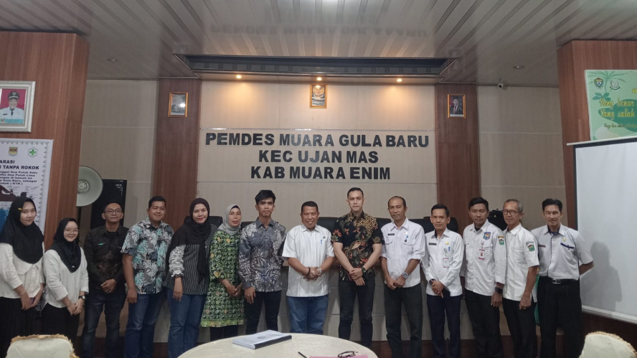 Dinas Pemberdayaan Masyarakat dan Desa (PMD) Provinsi Sumatera Selatan melakukan monitoring dan evaluasi (monev) Bantuan Gubernur di Desa Muara Gula Baru