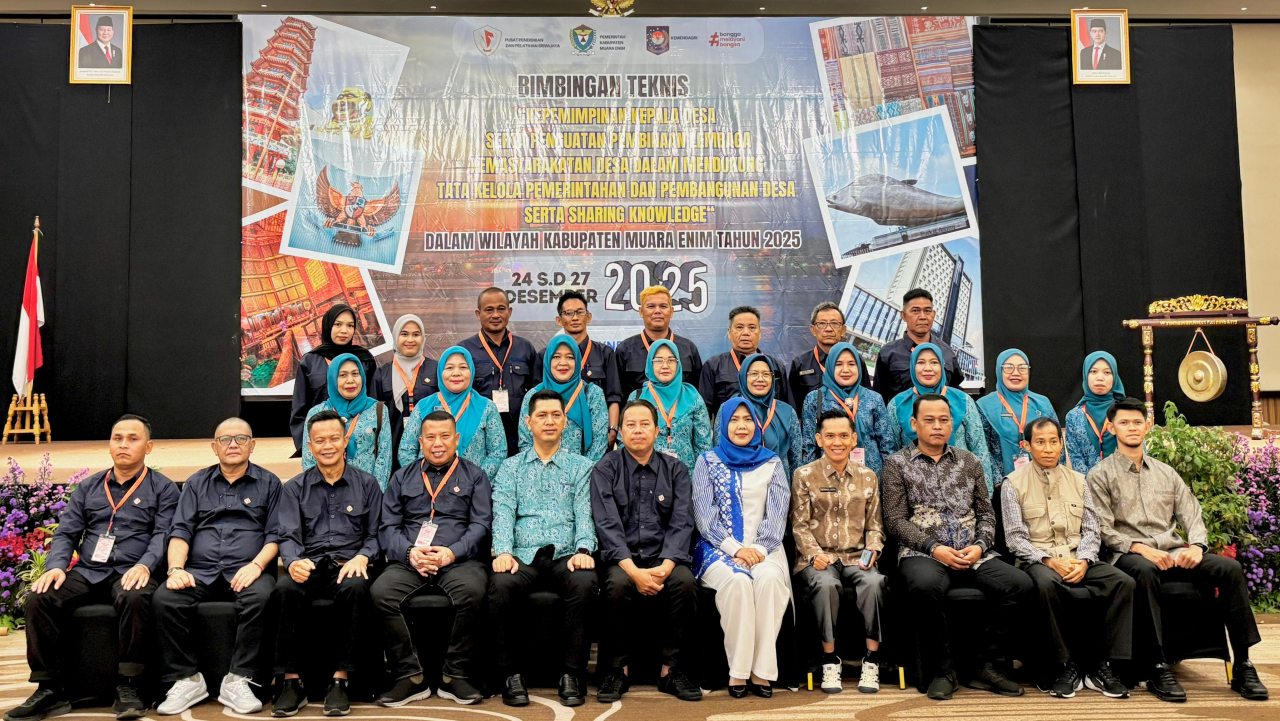 Desa Muara Gula Baru Perkuat Kapasitas Kepemimpinan dan Lembaga Kemasyarakatan Desa.