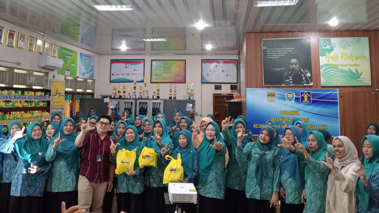 Pertemuan PKK Kec Ujan Mas di Desa Muara Gula Baru