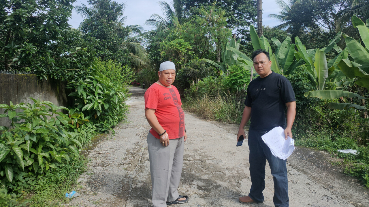 Tim Survei Peningkatan Jalan Desa APBD 2026 Lakukan Pemantauan di Desa Muara Gula Baru
