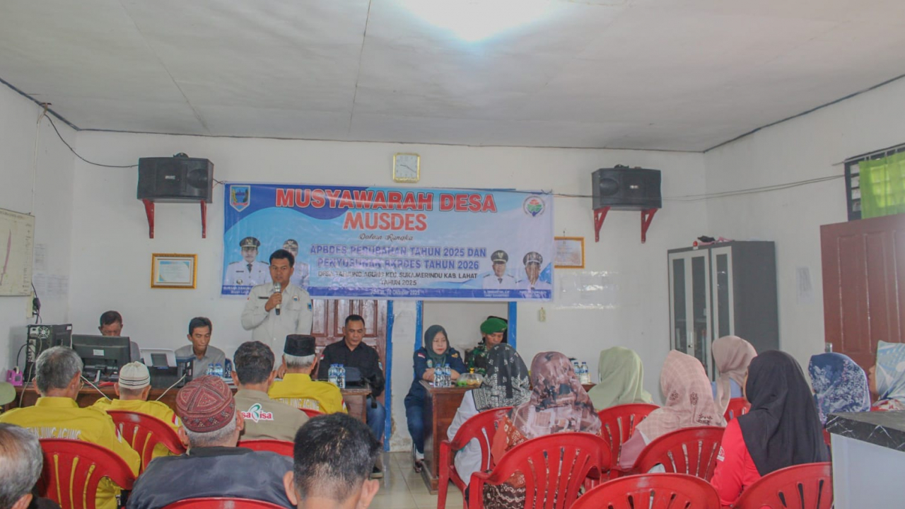 APBDes 2025 dan RKPDes 2026 Dibahas di Musyawarah Desa