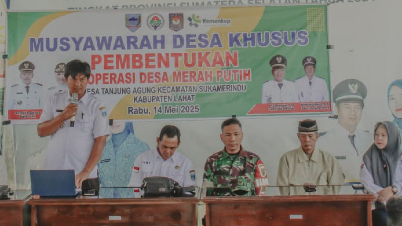 Koperasi Desa Merah Putih:  Motor Penggerak Ekonomi Desa Tanjung Agung