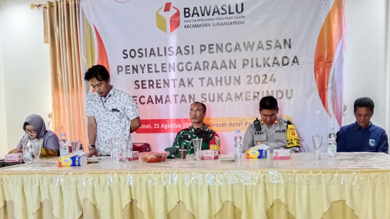 Panwascam Sosialisasikan Pengawasan Penyelenggaraan Pemilukada Kabupaten Lahat 2024