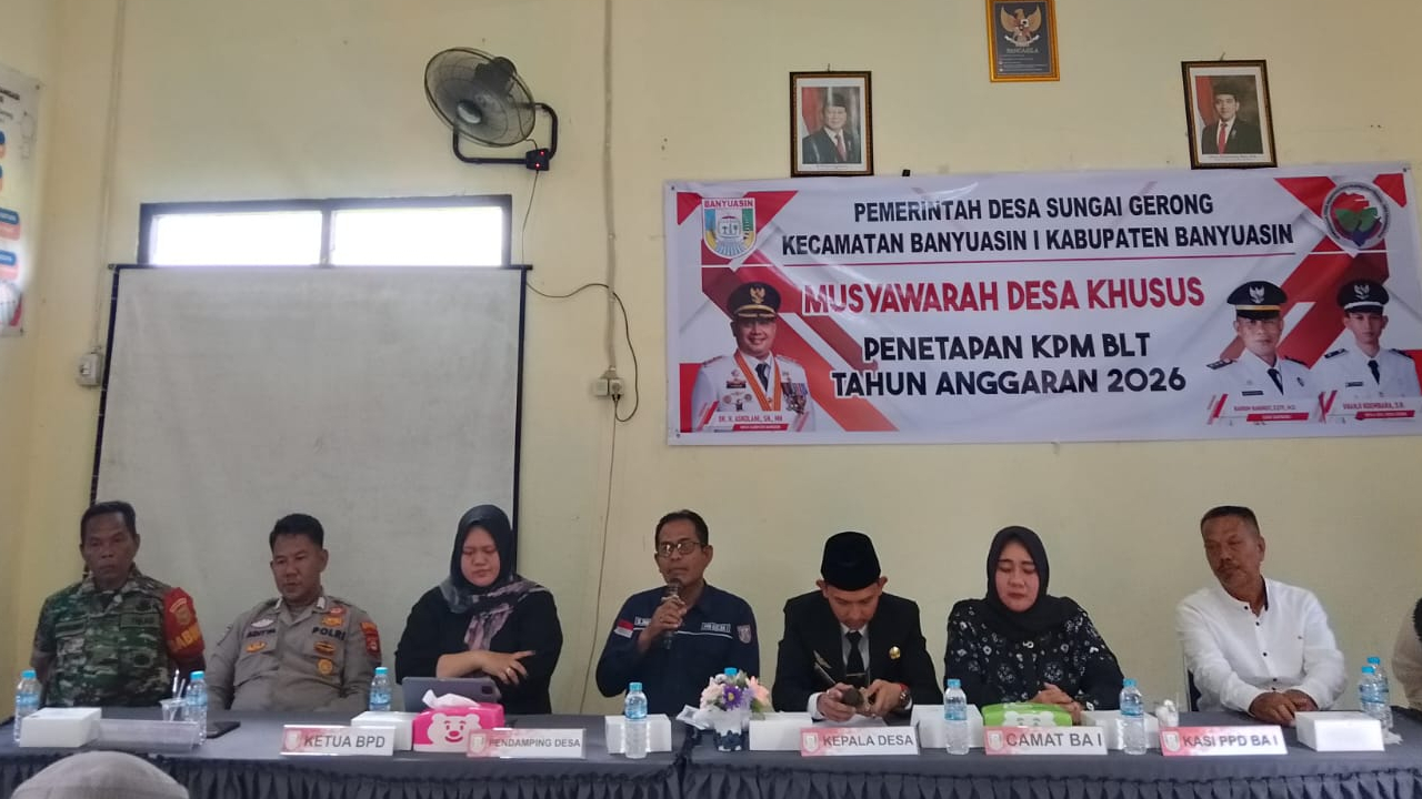 Infrastruktur Desa: Sungaigerong Prioritaskan Pembangunan