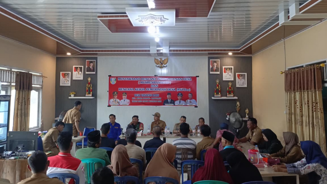 Desa Tanjung Baru Gelar Musrenbangdes dan RPJMDes: Langkah Strategis Menuju Pembangunan 2026