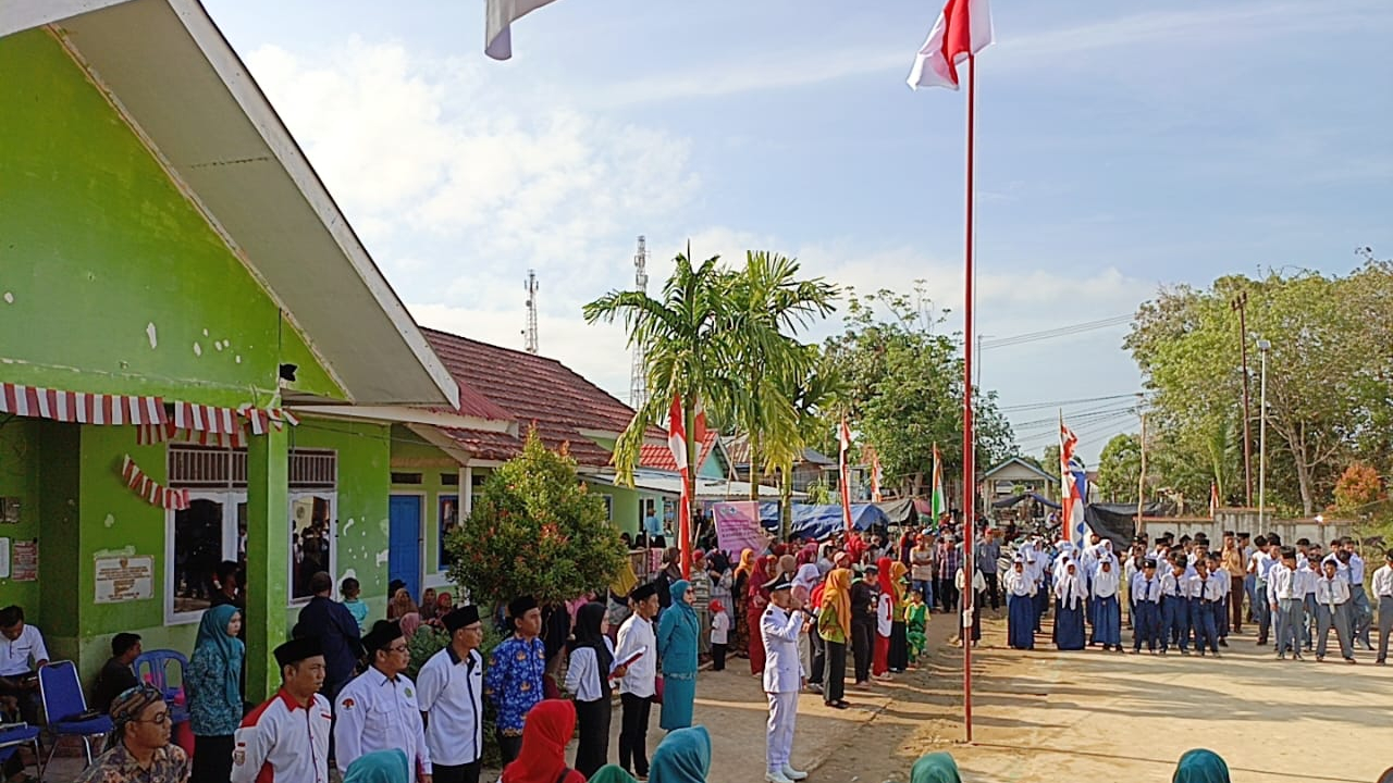 Peringatan HUT RI ke-80 di Desa Tanjung Baru