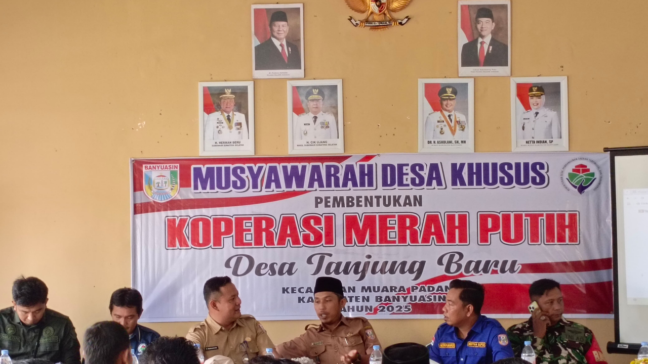 Musyawarah Desa Tanjung Baru: Menuju Berdirinya Koperasi Merah Putih