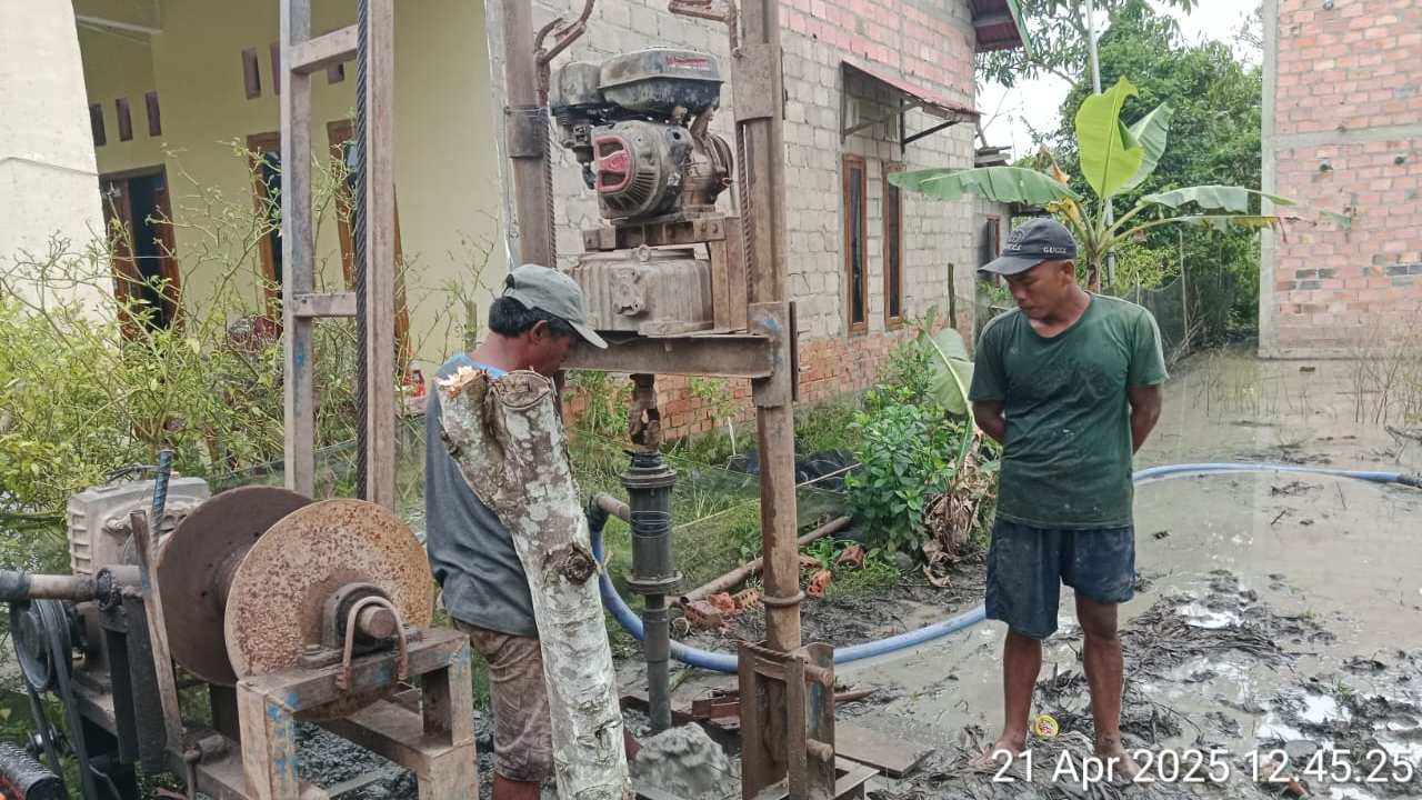 Pembangunan Sumur Bor di Dusun 2 Desa Karang Anyar Tingkatkan Akses Air Bersih