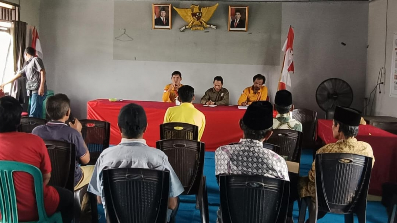 Musyawarah Dusun I dalam Perencanaan Pembangunan Desa Upang Jaya