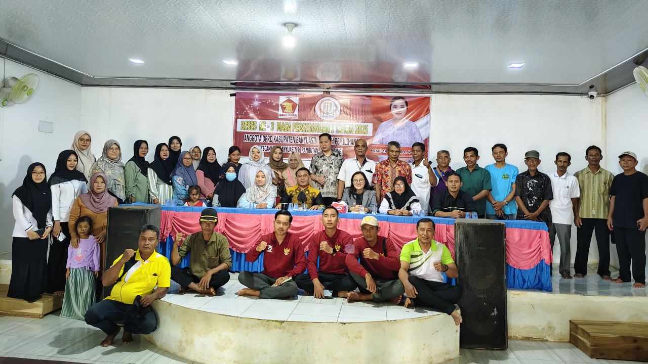 Reses ke-3 Masa Persidangan I Tahun 2025, Anggota DPRD Banyuasin Mbak Mia Clara Syana Caessaria Rustandi Serap Aspirasi Warga di Desa Sidomulyo