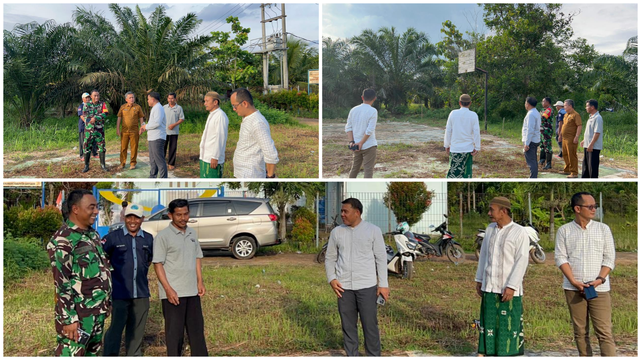 Kepala Desa Sidomulyo Tinjau Lokasi Rencana Pembangunan Gedung dan Gerai Koperasi Desa Merah Putih