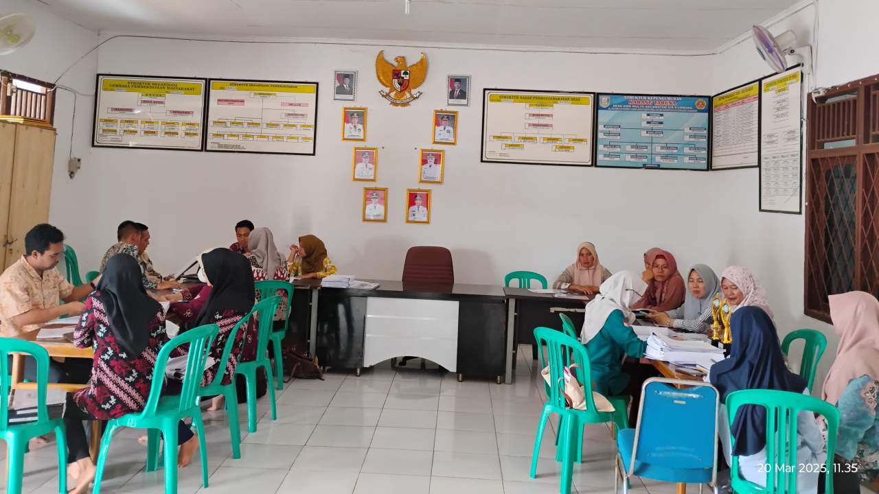 Peninjauan Langsung oleh Dinas Kabupaten Banyuasin untuk Lomba Desa Tingkat Provinsi di Desa Sidomulyo