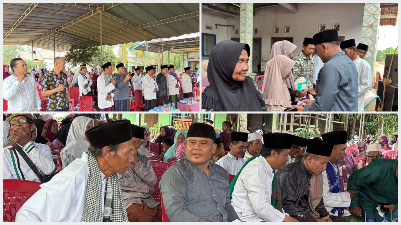 Kades Rahmat Hadiri Pengajian Rutin Bulanan Miftahut Thullab di Desa Sidomulyo