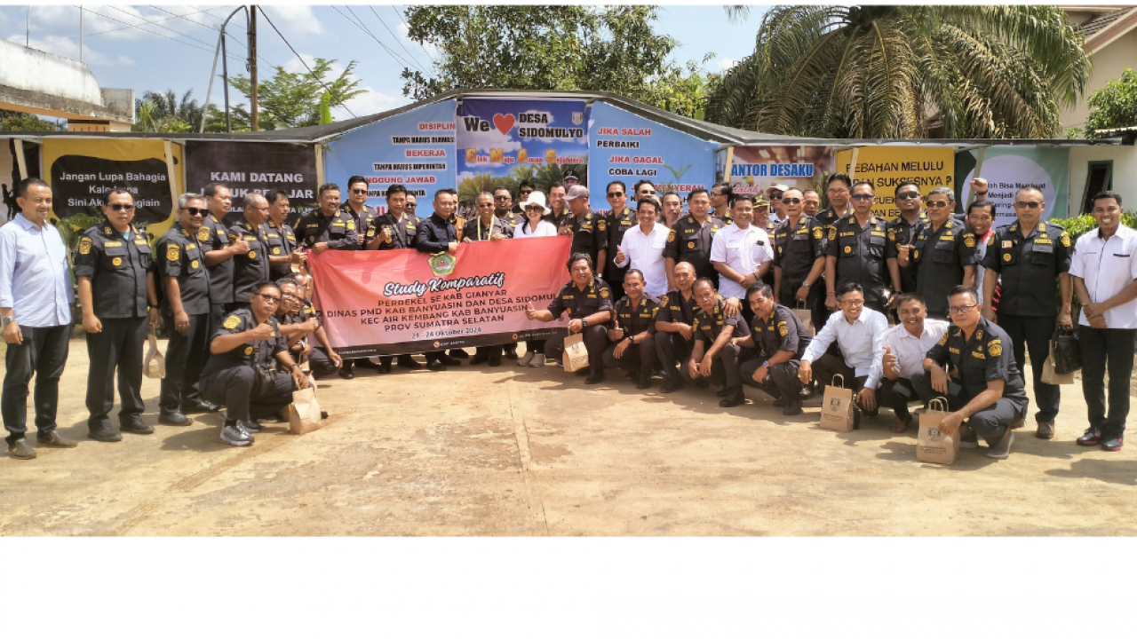 Desa Sidomulyo Jadi Rujukan Desa Digital Bagi 47 Kepala Desa Dari Gianyar, Bali