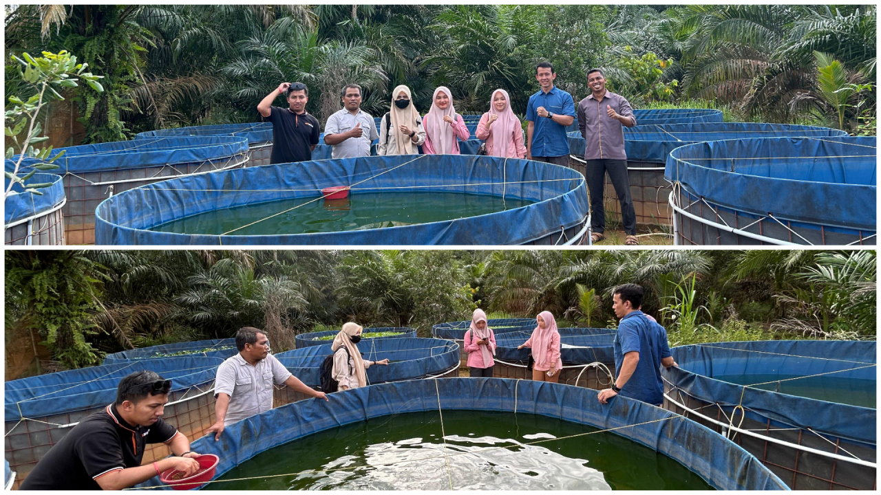 Monitoring dan Pendampingan Dinas Perikanan Kabupaten Banyuasin di Desa Sidomulyo