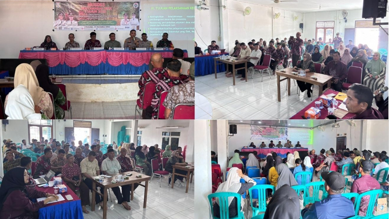 Desa Sidomulyo Laksanakan Musyawarah Desa (Musdes) untuk Tahun Anggaran 2026