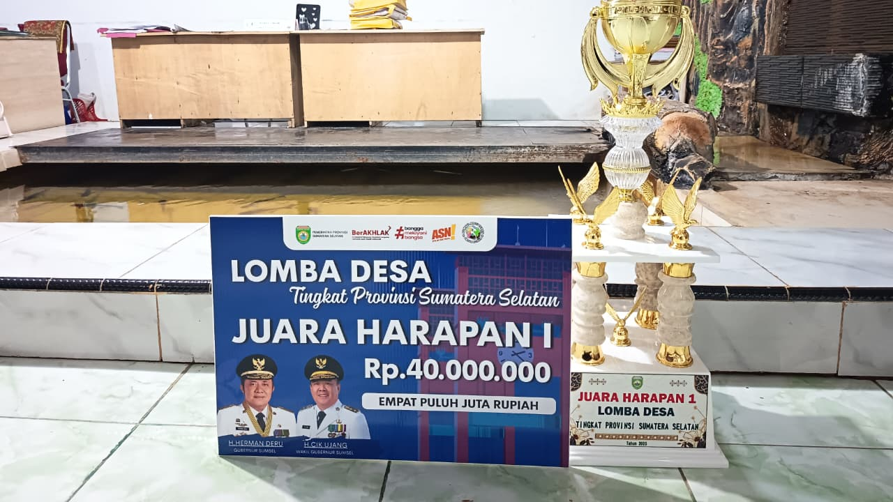 Desa Sidomulyo Raih Juara Harapan I Lomba Desa Tingkat Provinsi Sumatera Selatan