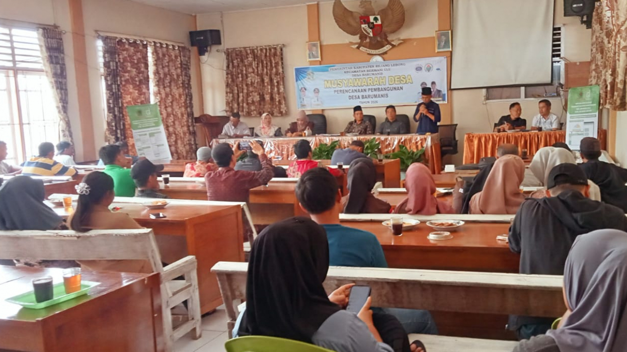 Musyawarah Desa Perencanaan 2026 di Desa Baru Manis
