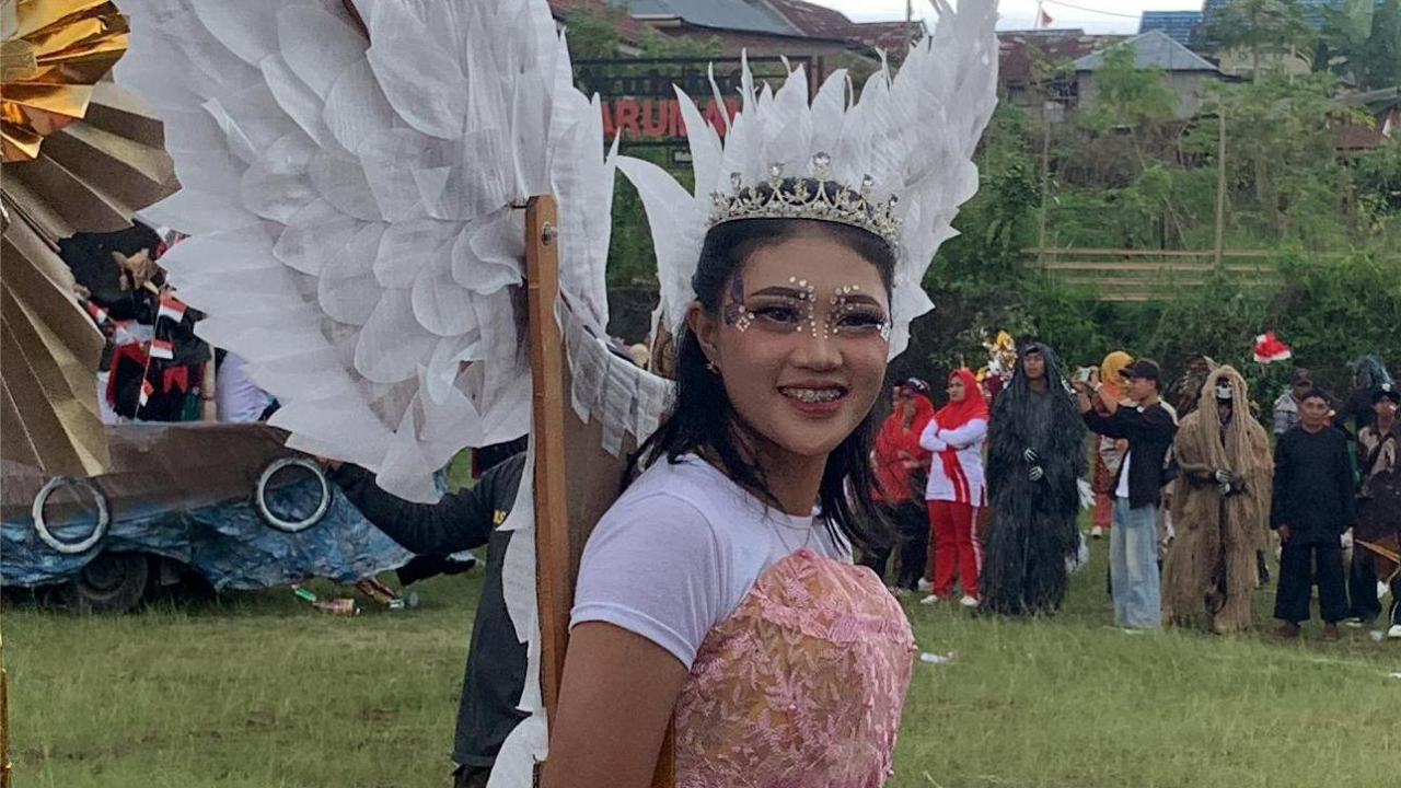 Meriahnya Karnaval HUT RI ke-80 di Desa Baru Manis