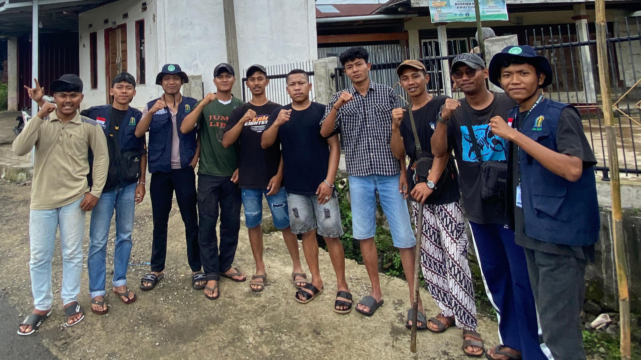 Persiapan Final Peringatan HUT RI ke-80 di Desa Baru Manis