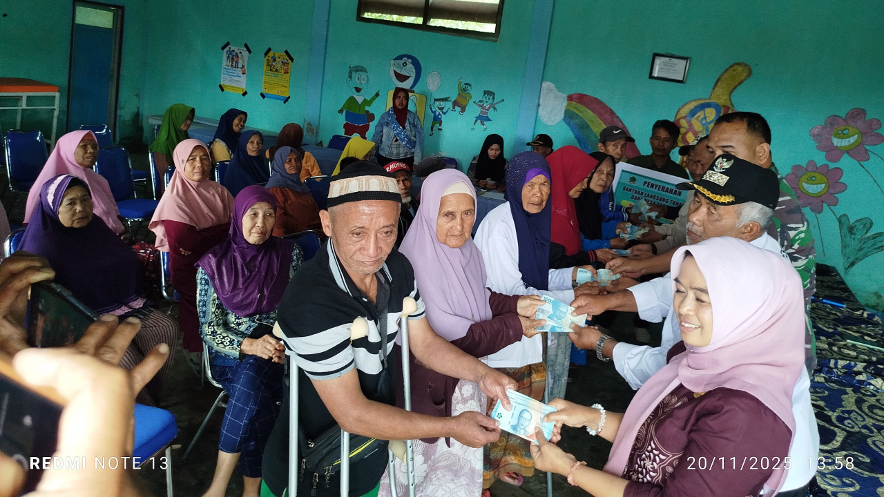 Pemdes Air Putih Kali Bandung selesai Realisasikan BLT Dana Desa Kepada 28 KPM Tahun Anggaran 2025