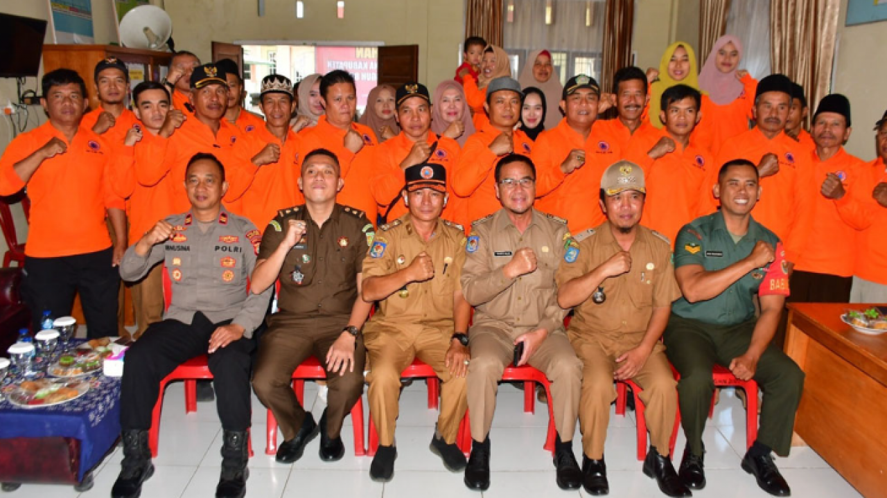 Di Desa Air Meles Atas, BPBD Rejang Lebong Gelar Pelatihan Destana