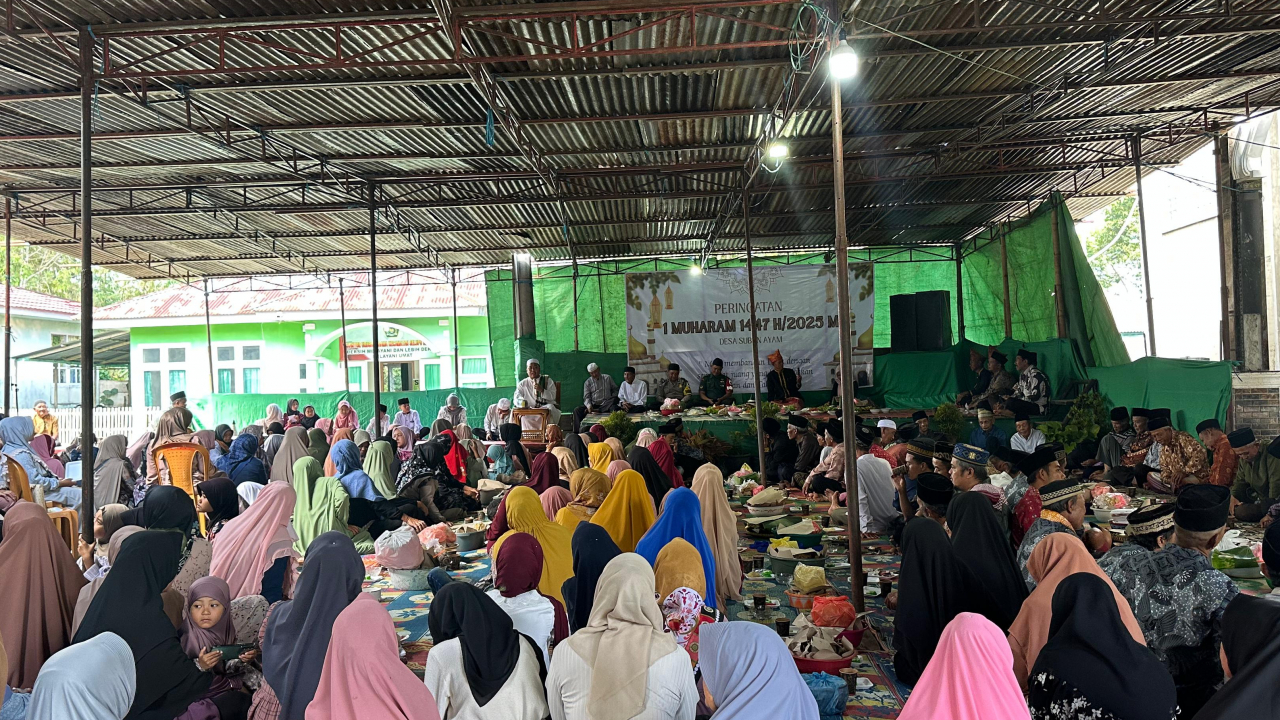 Suban Ayam Meriahkan Tahun Baru Islam 1447 H dengan Santunan dan Makan Bersama yang Penuh Makna