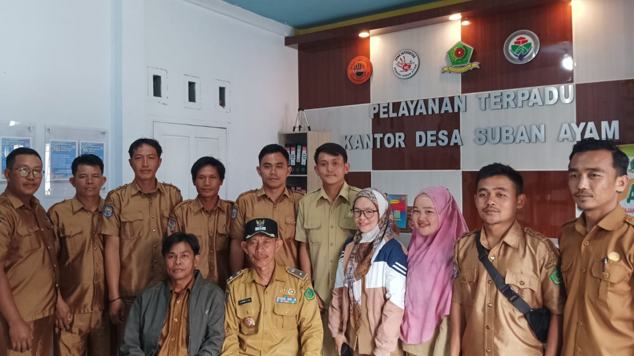 Kunjungan Kerja Pemerintah Desa PAL VII ke Desa Suban Ayam: Belajar Digitalisasi Desa dan Praktik Anti Korupsi