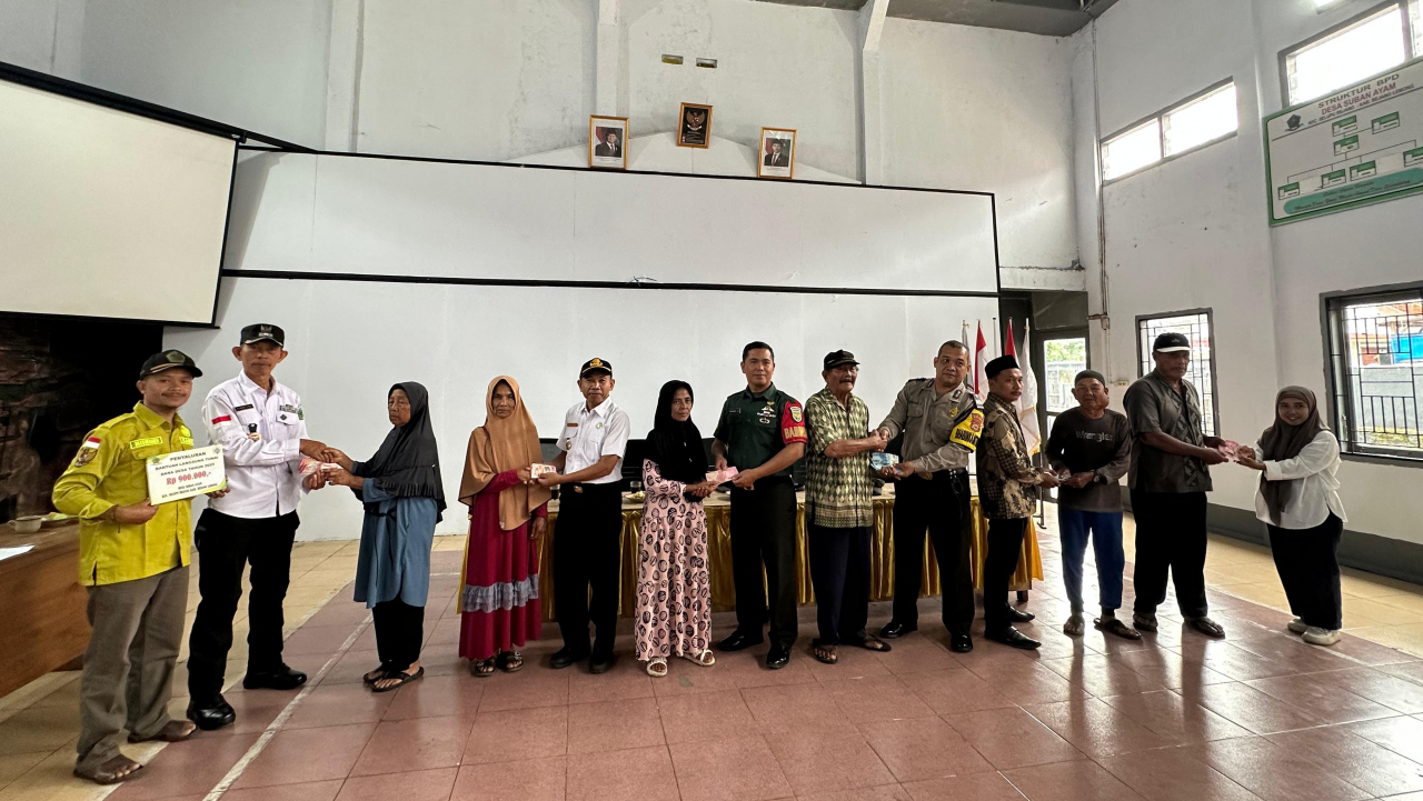 "Tepat Sasaran! 44 Keluarga di Suban Ayam Terima BLT Dana Desa April–Juni 2025"