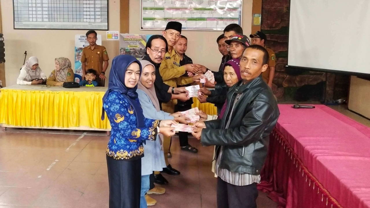 **Pemerintah Desa Suban Ayam Salurkan BLT Dana Desa Triwulan Ketiga**