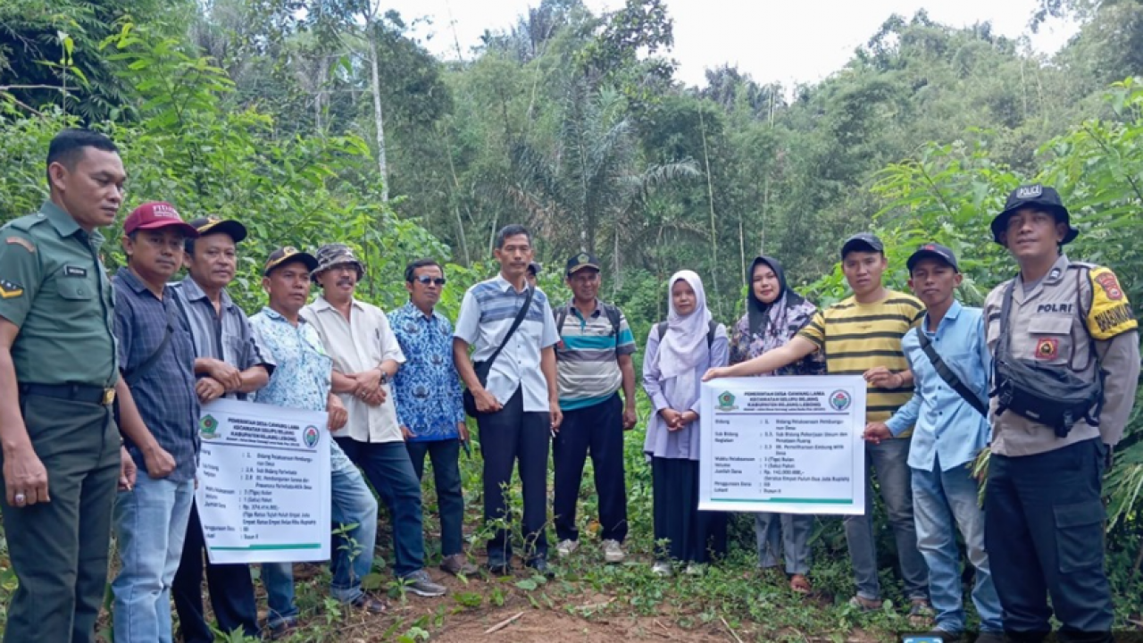 Pemerintah Desa Cawang Lama Gelar Titik Nol