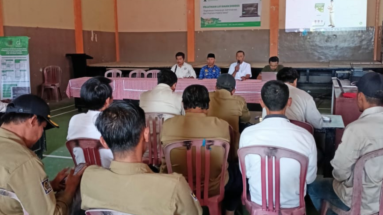 Pelatihan Pengenalan Aplikasi Digides  Desa Sumber Bening