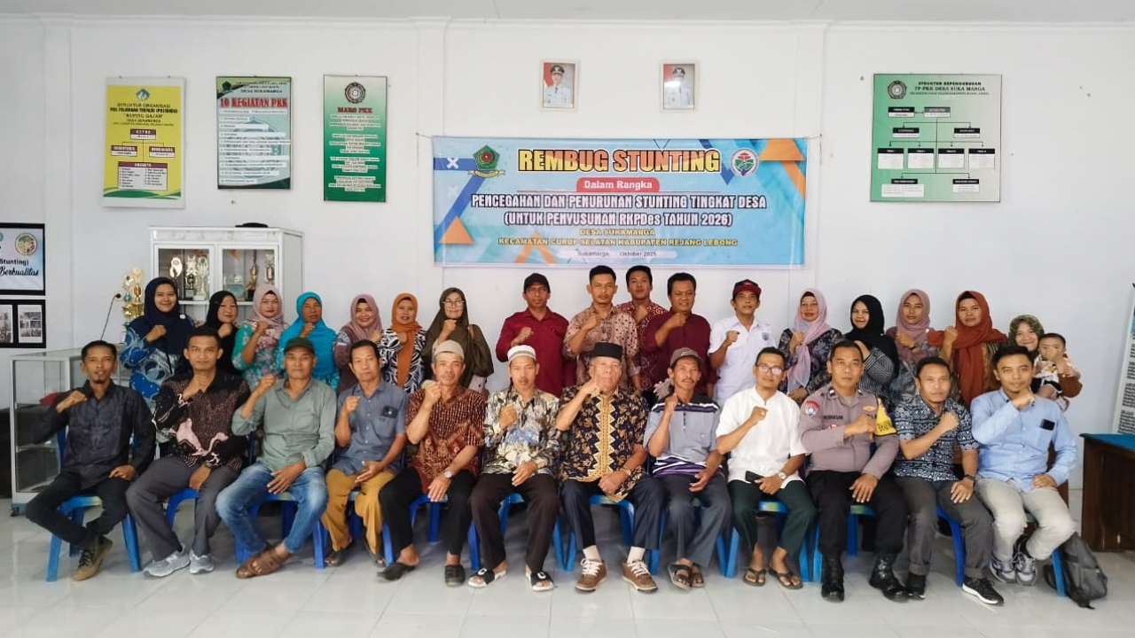 Musyawarah Desa Sukamarga: Atasi Stunting & RKPDes 2026