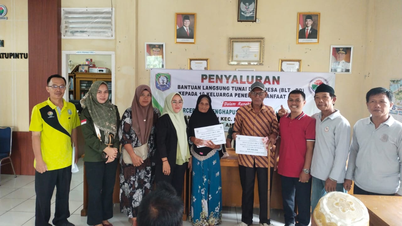 Penyaluran BLT-DD Triwulan I Tahun 2025 di Desa Air Dingin