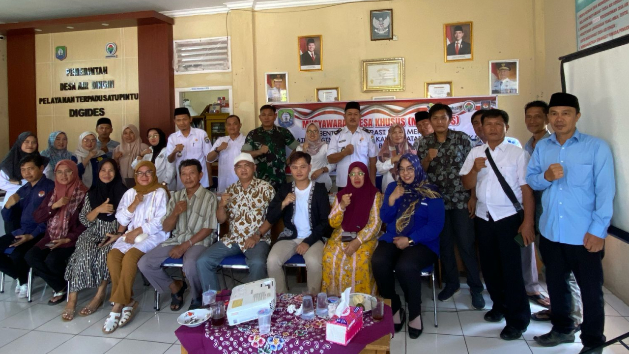 Pendirian Koperasi Desa Merah Putih di Desa Air Dingin