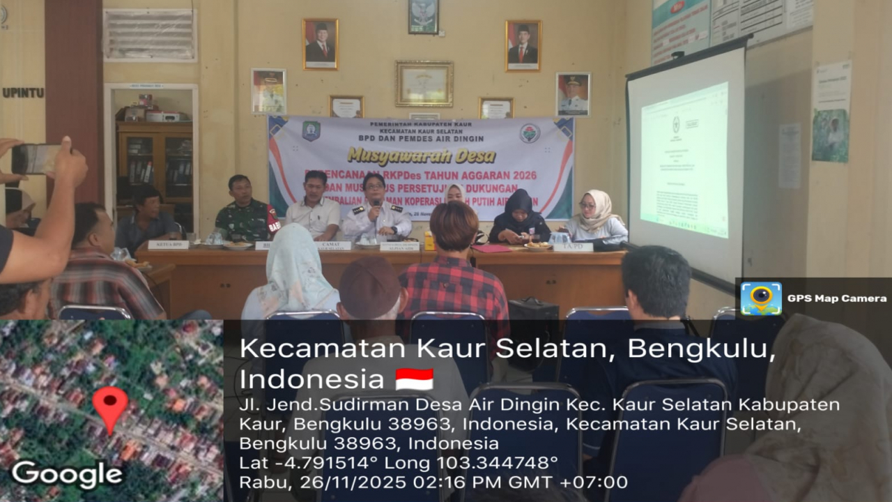 Musdes Air Dingin: Prioritaskan Infrastruktur Desa