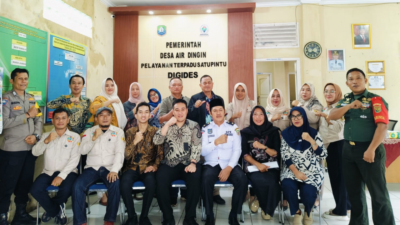 Monitoring dan Evaluasi Indeks Desa Membangun (IDM) di Desa Air Dingin