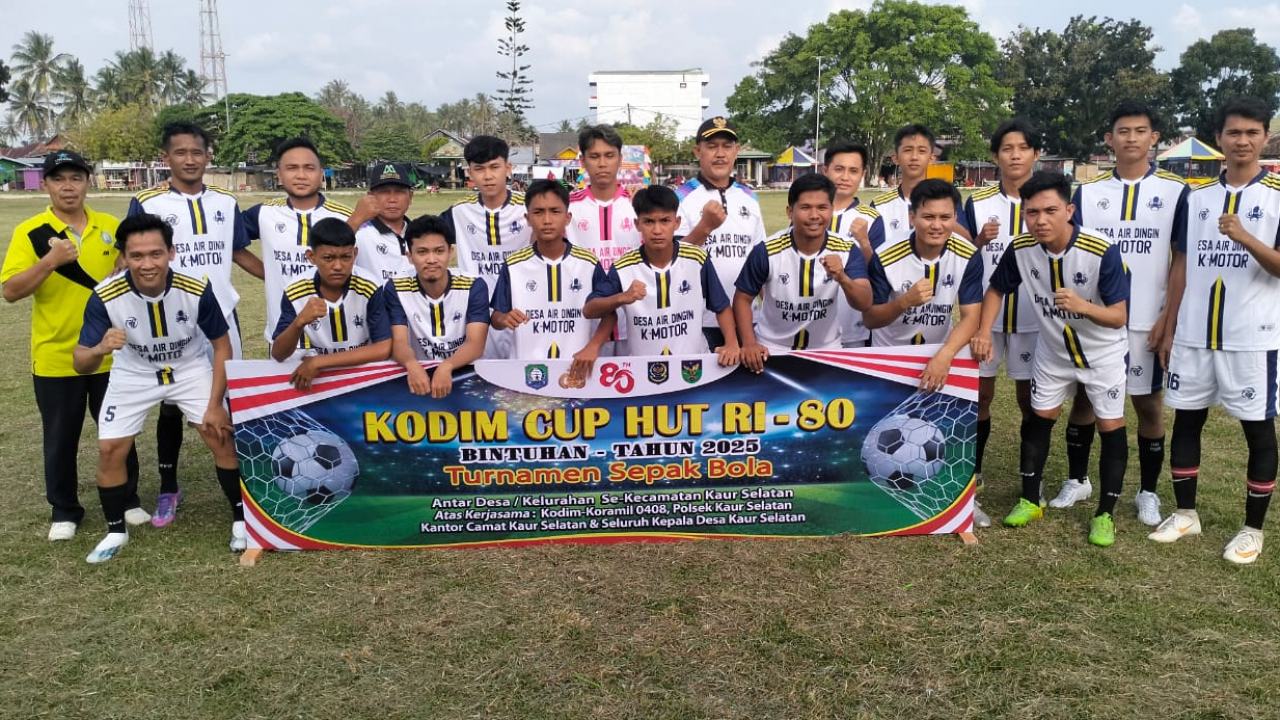 PS Air Dingin Berlaga di Turnamen Sepak Bola HUT RI ke-80 Tahun 2025