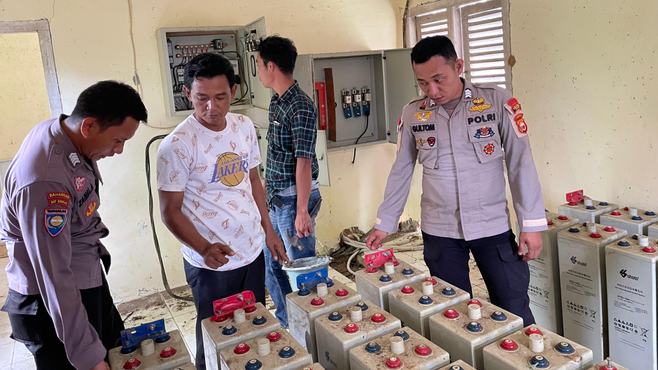 Pencurian Komponen PLTS di Desa Sinar Mulya