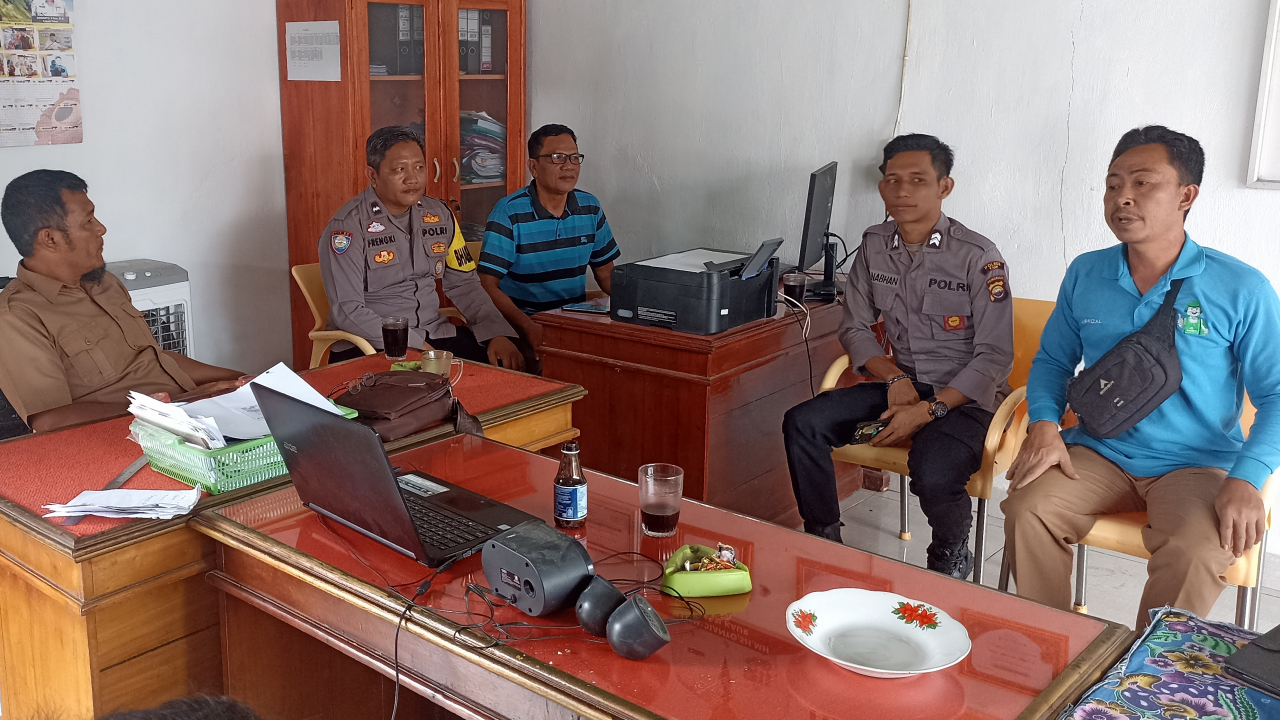 Kunjungan Bhabinkamtibmas ke Desa Tanjung Ganti I