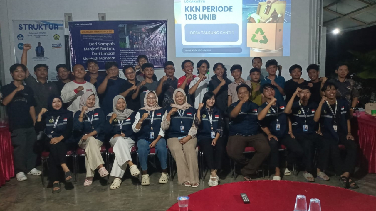 Karang Taruna Tanjung Ganti I Siap Dukung KKN Mahasiswa UNIB