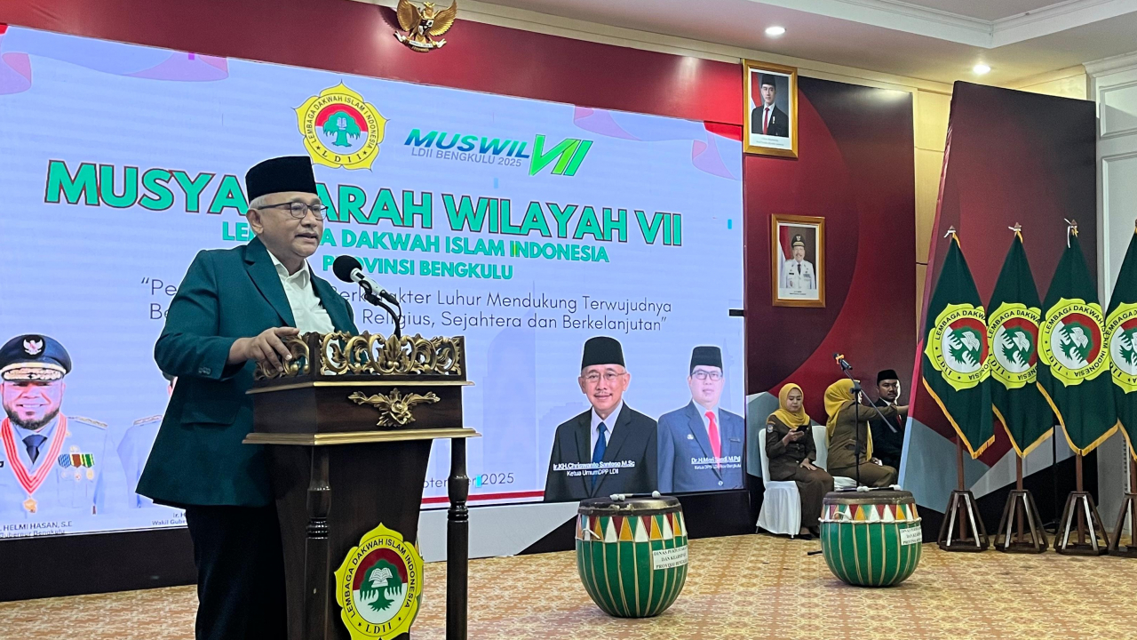 Gubernur Helmi Hasan Resmi Buka Muswil VII DPW LDII Provinsi Bengkulu