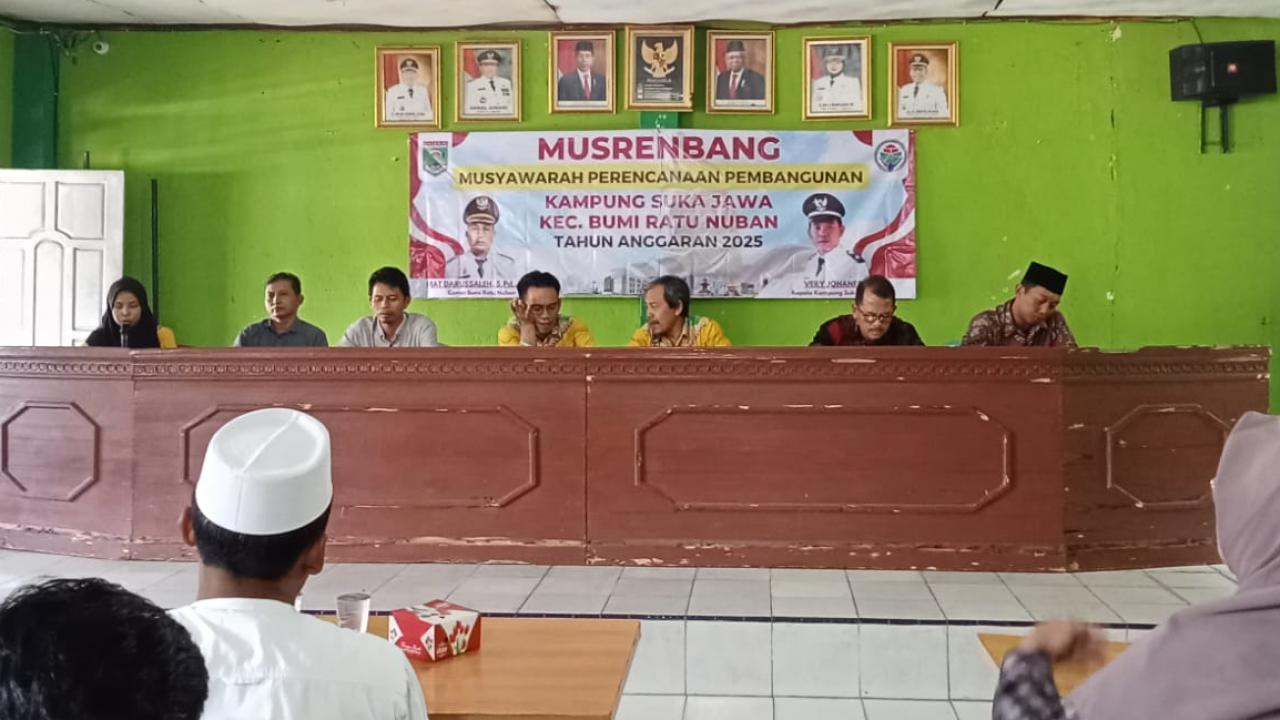 Menggali Potensi dan Aspirasi Masyarakat kampung suka jawa melalui Musrenbang