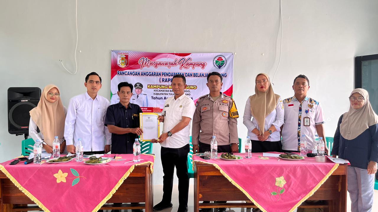 Pemerintah Kampung Bujuk Agung Tetapkan RAPBKAM Tahun Anggaran 2026