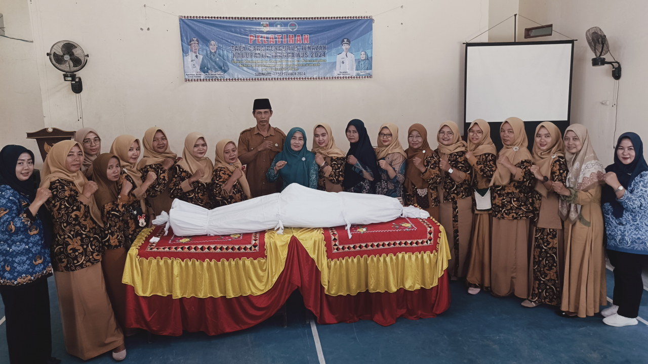 Tim Penggerak PKK Pekon Sudimoro Gelar Pelatihan Pemulasaran Jenazah Bagi Perempuan