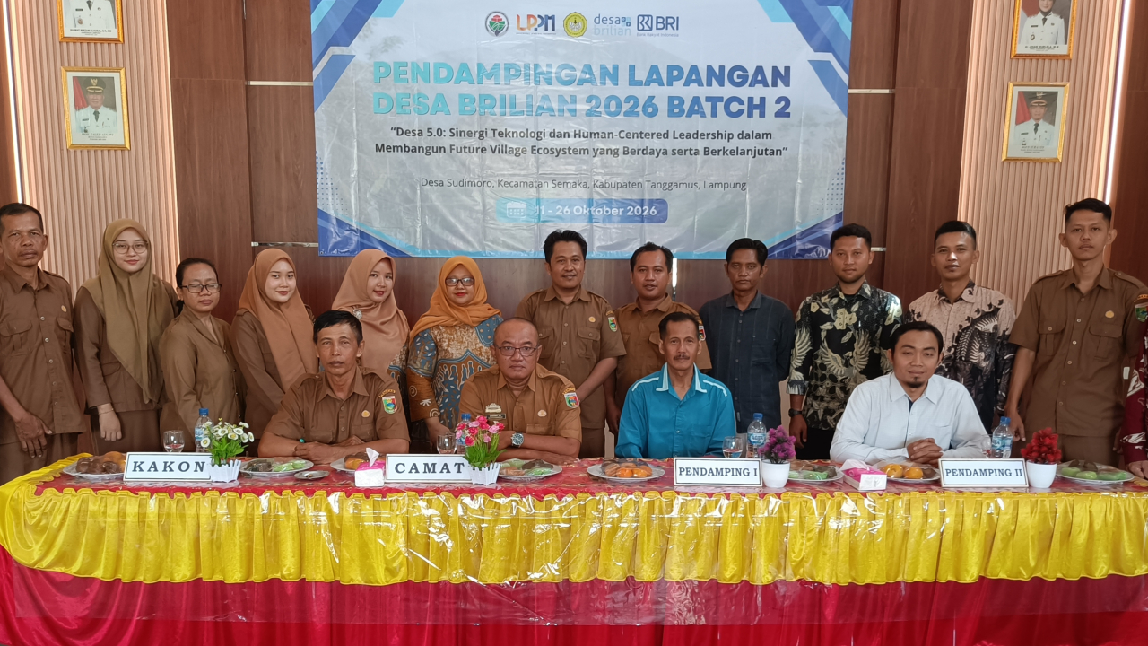 Desa Sudimoro Tanggamus Masuk 25 Besar Nasional Desa BRILian