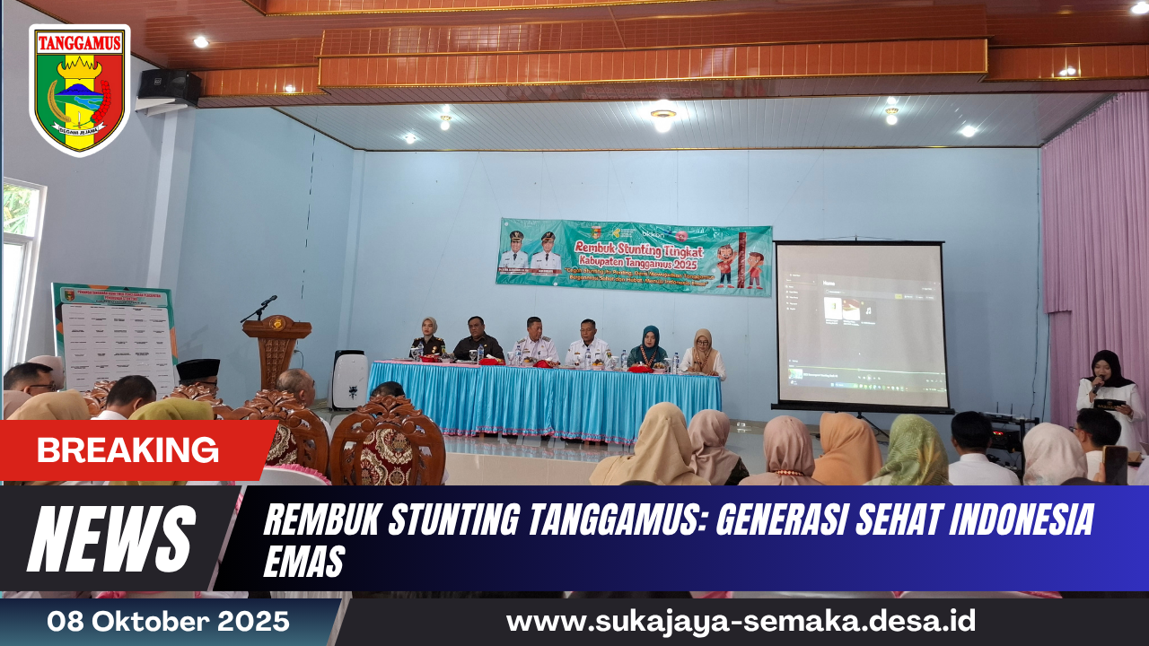 Rembuk Stunting Tanggamus: Generasi Sehat Indonesia Emas