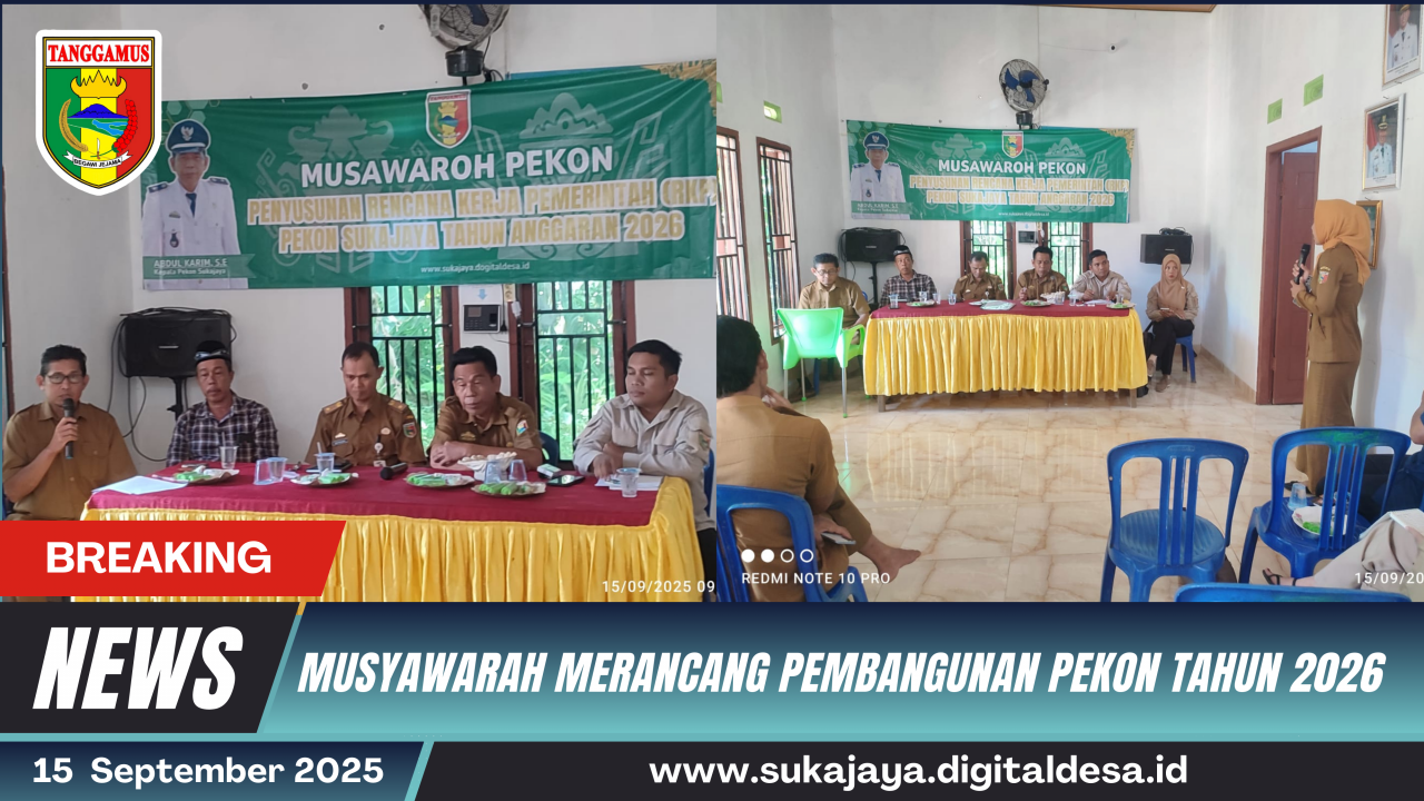 Musyawarah Pekon Sukajaya: Merancang Pembangunan Pekon Tahun 2026