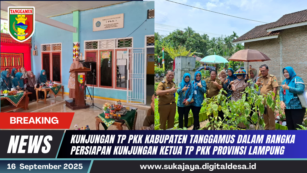 Kunjungan TP PKK Kabupaten Tanggamus ke Pekon Kacapura dalam Rangka Persiapan Kunjungan Ketua TP PKK Provinsi Lampung